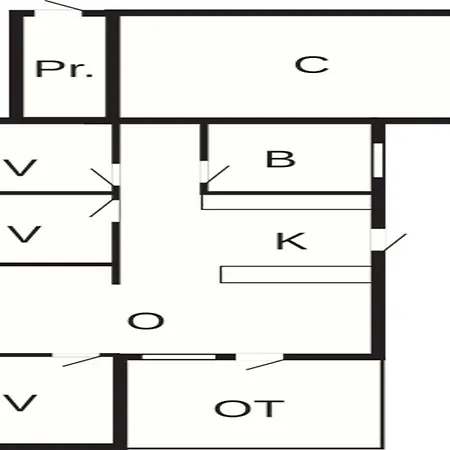 Holiday home 6 Person In Norre Nebel *